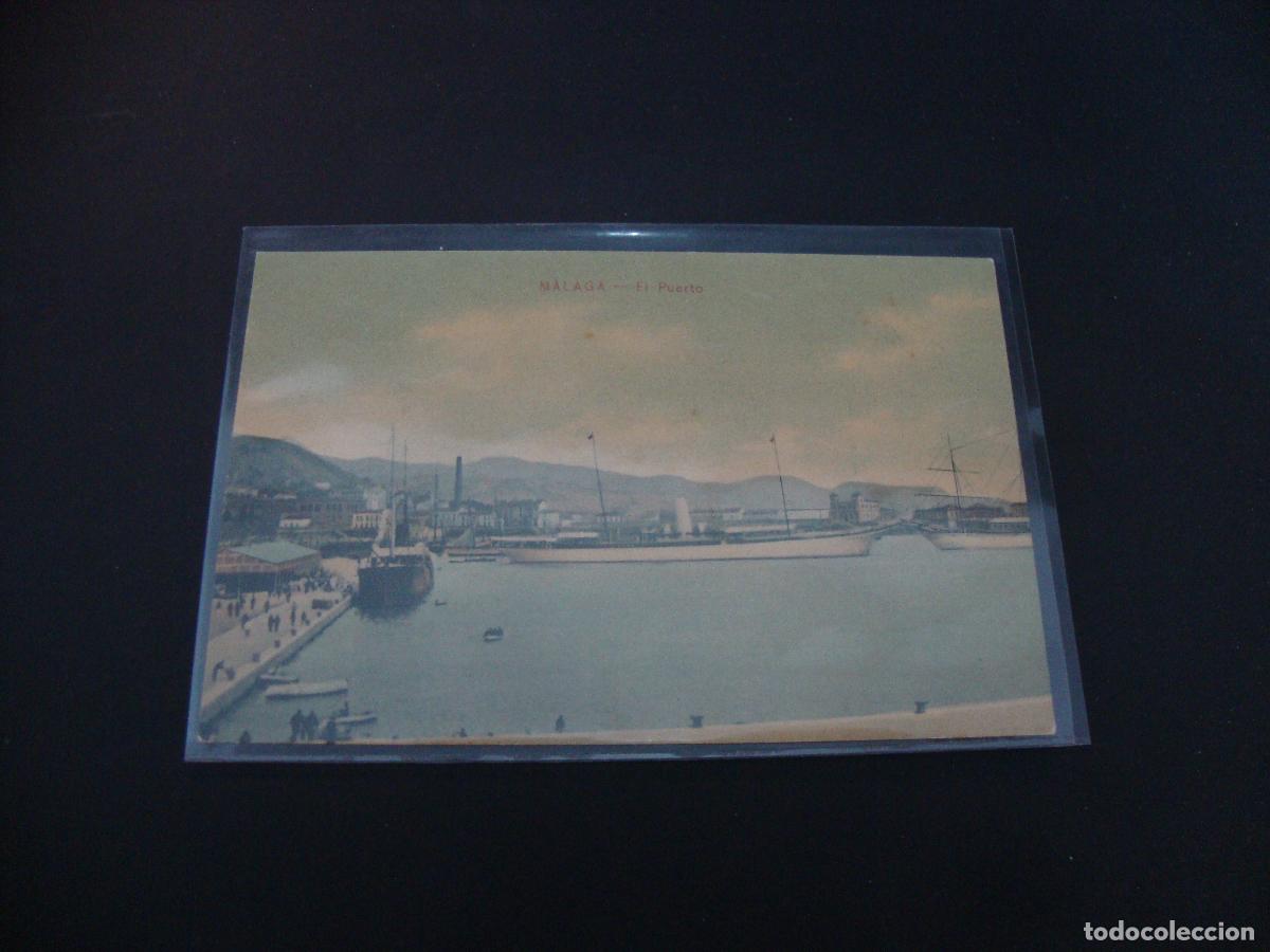 Postkarten: POSTAL MALAGA EL PUERTO ESCRITA