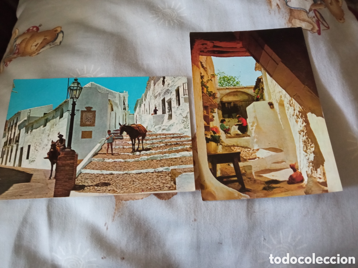 Postkarten: Dos antiguas postales fotograf&iacute;cas,Frigiliana(Malaga)