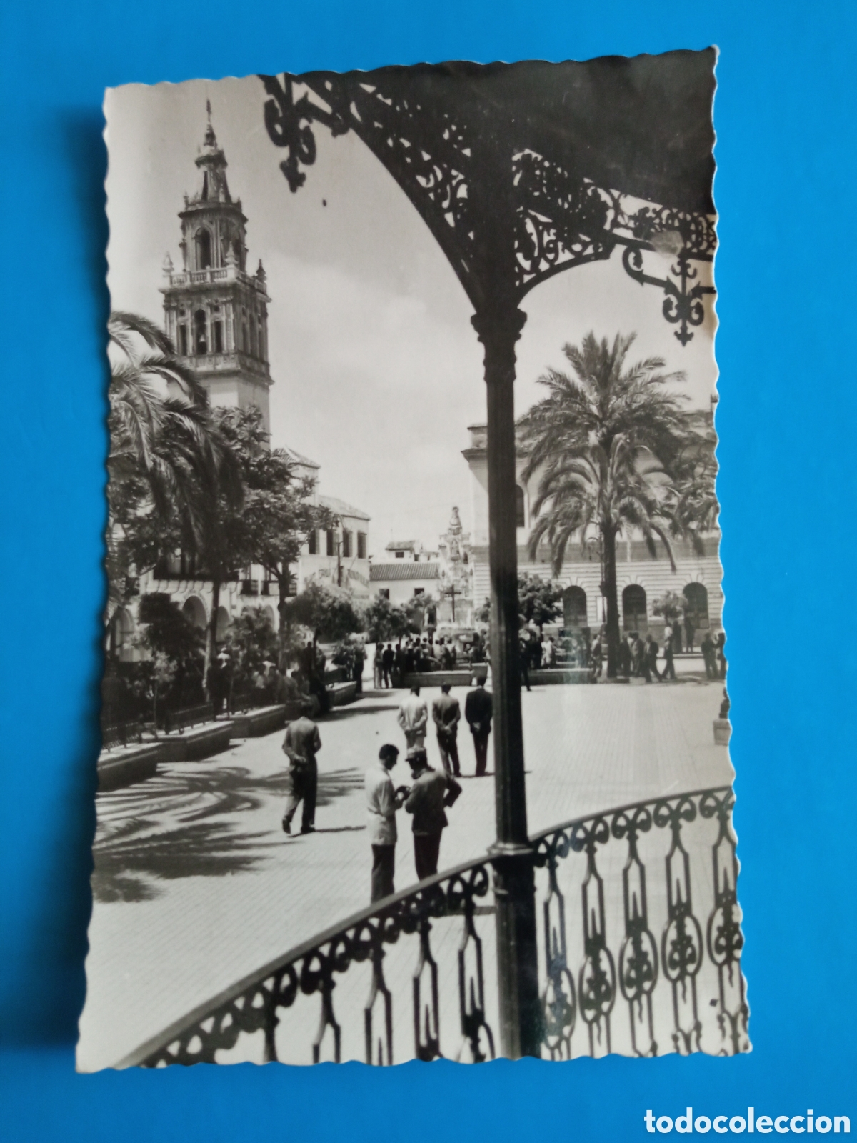 Postcards: Antigua postal fotograf&iacute;ca,&Eacute;cija(Sevilla) Plaza de Espa&ntilde;a, Ediciones Arribas.