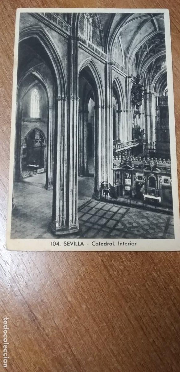 Postales: SEVILLA - CATEDRAL - INTERIOR - Foto 1