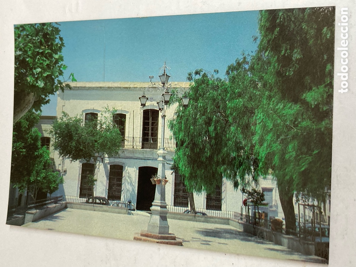 Postcards: Postal NIJAR (Almer&iacute;a) Casa Consistorial y Glorieta /PAPEL 30