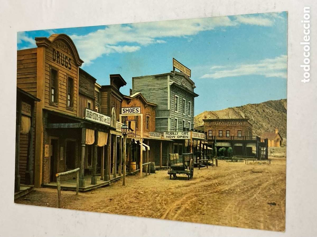 Postcards: Postal ALMERIA. Estudios cinematogr&aacute;ficos. Poblado del Oeste Americano /PAPEL 30