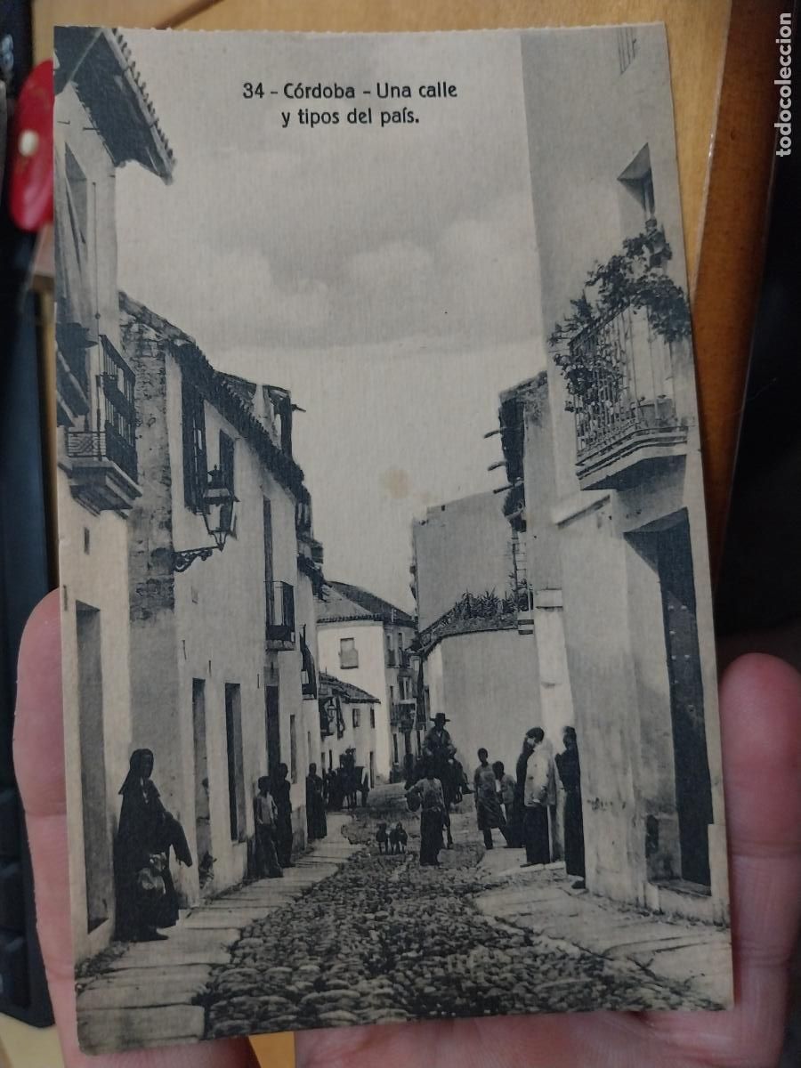 Postkarten: CORDOBA CALLE TIPOS PAIS ED RAFAEL GARZON 34 SC ANIMADA