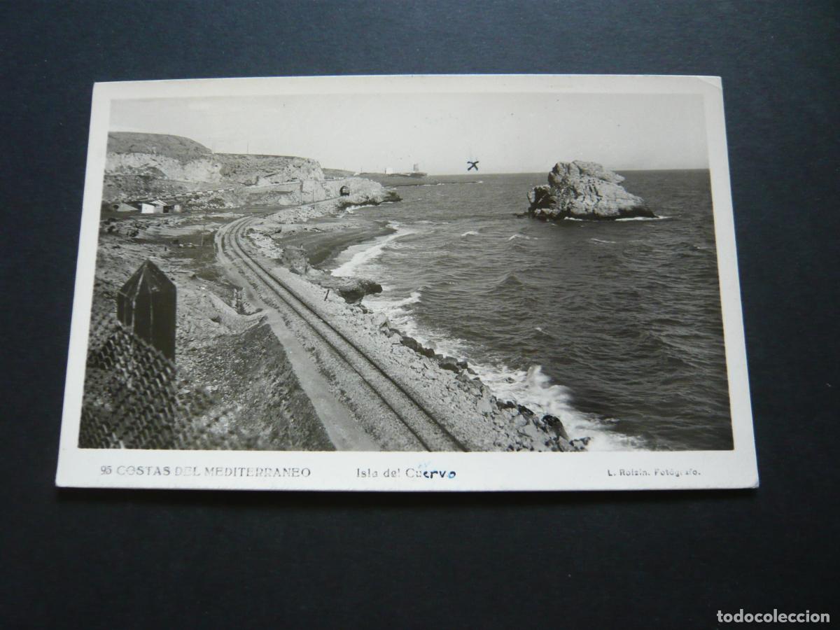 Postales: MALAGA ISLA DEL CUERVO FERROCARRIL - Foto 1