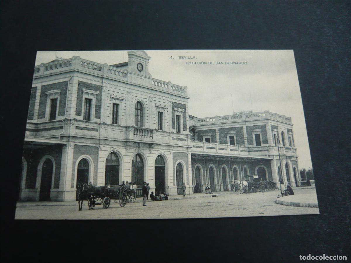 Postales: SEVILLA ESTACION DE SAN BERNARDO - Foto 1