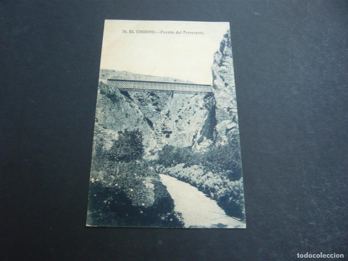 Postales: EL CHORRO MALAGA PUENTE DEL FERROCARRIL - Foto 1