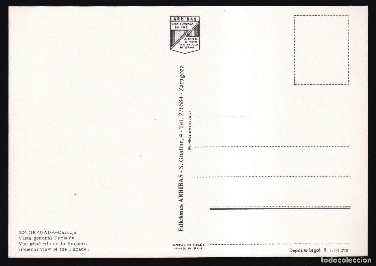 Postales: Granada. Ed. Arribas n&ordm; 224. Nueva. - Foto 2