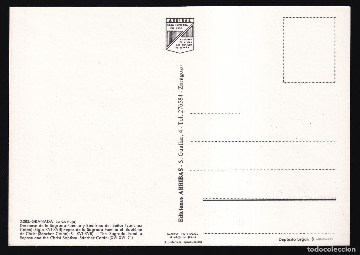 Postales: Granada. Ed. Arribas n&ordm; 2083. Nueva. - Foto 2