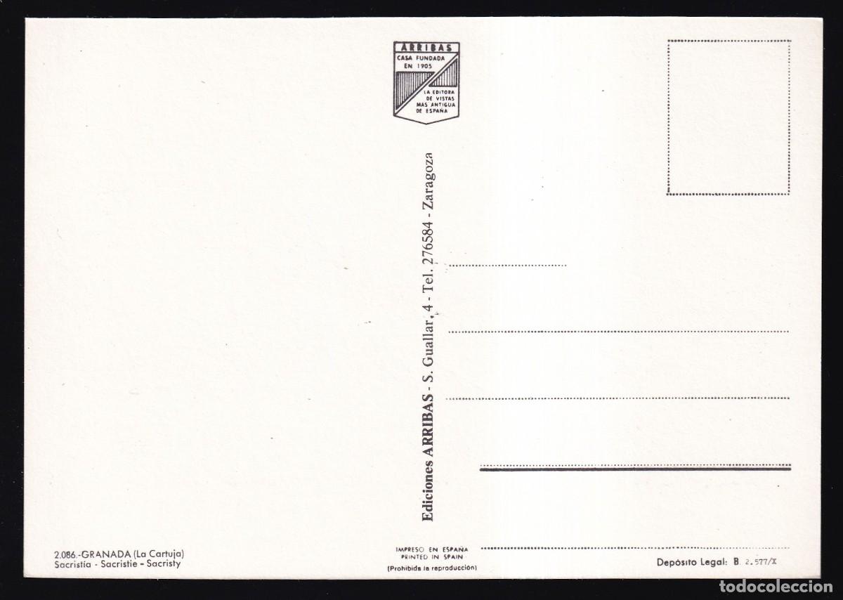 Postales: Granada. Ed. Arribas n&ordm; 2086. Nueva. - Foto 2