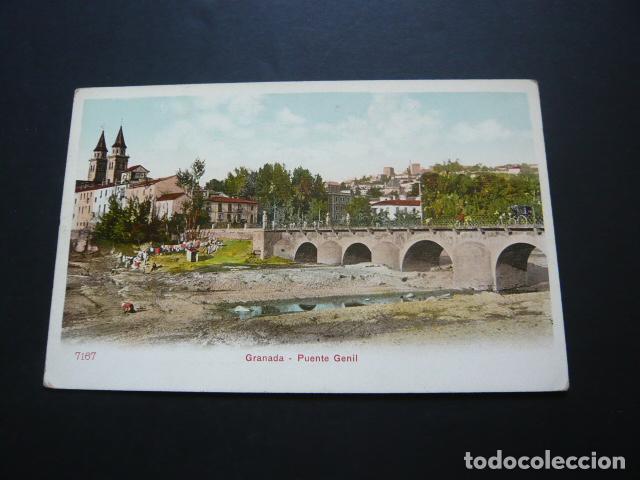Postales: GRANADA PUENTE GENIL SIN DIVIDIR - Foto 1