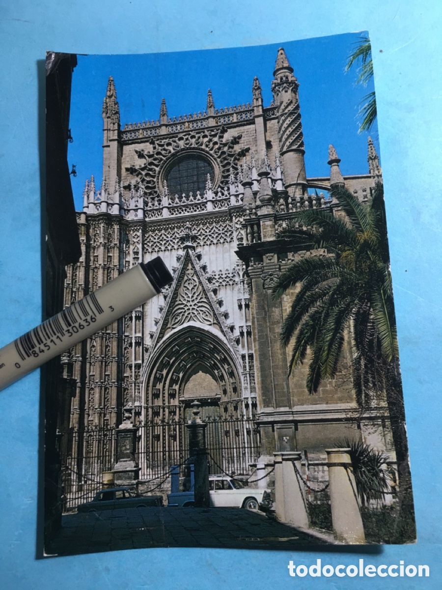 Postales: 1969 2/11 COLOR CIRC. SEVILLA SERIE 102, N&ordm; 13 CATEDRAL PUERTA DEL PRINCIPE