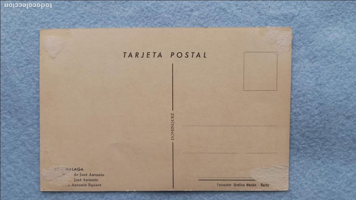Postales: M&aacute;laga. Avenida de Jos&eacute; Antonio. - Foto 3