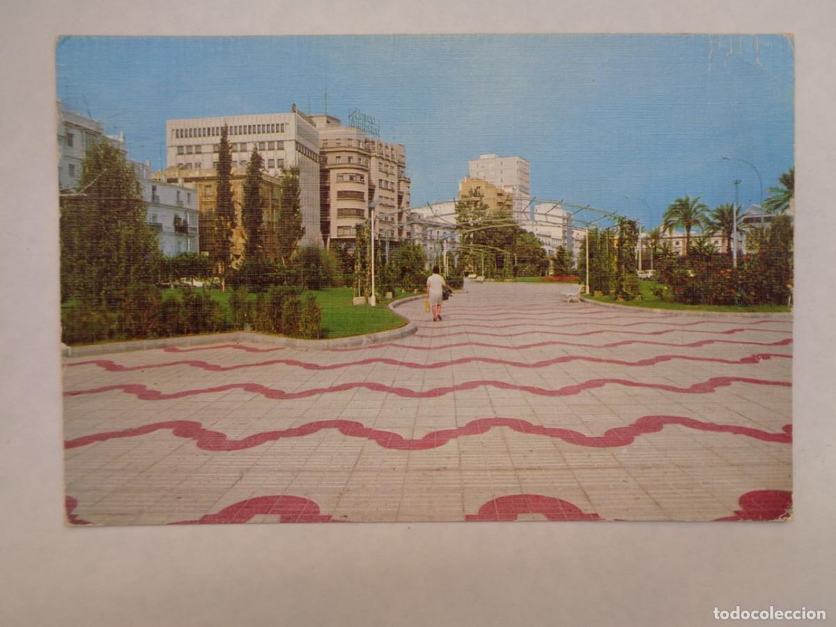 Postcards: POSTAL DE CADIZ : PASEO DE CANALEJAS , JARDINES . A&Ntilde;OS 70
