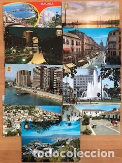 Postales: LOTE DE 9 POSTALES DE M&Aacute;LAGA - Foto 1