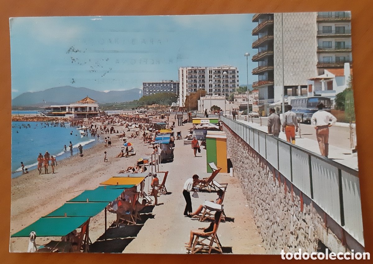 Cartes Postales: Postal Marbella M&aacute;laga. Paseo Mar&iacute;timo y Playa. Escrita y circulada. R8728
