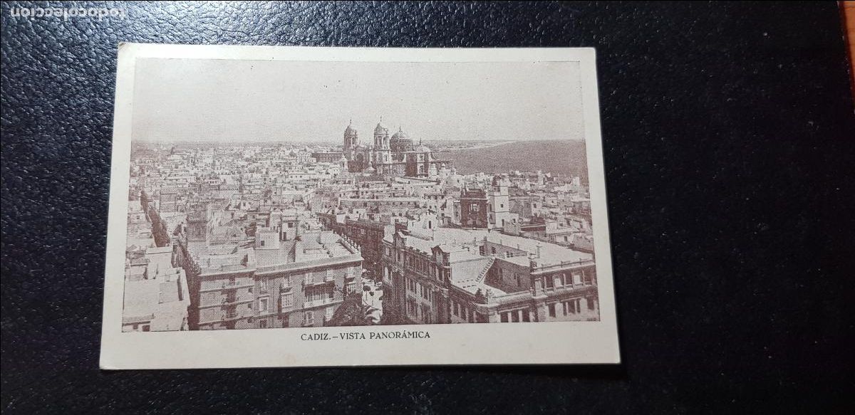 Postkarten: FOTO POSTAL CADIZ VISTA PANORAMICA A&Ntilde;OS 30