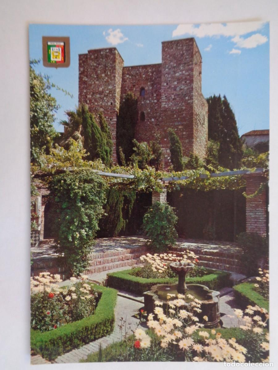 Cartoline: POSTAL DE MALAGA ( COSTA DEL SOL ): ALCAZABA , PATIO DE ARMAS, PUERTA DE GRANADA . A&Ntilde;OS 60