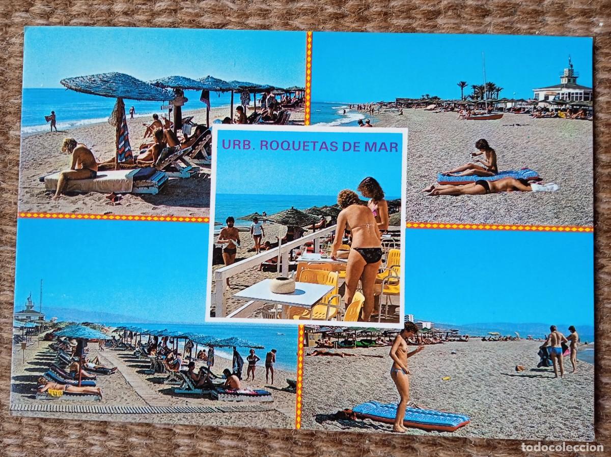 Postcards: ROQUETAS DE MAR - ALMERIA - ED.: HERMANOS GALIANA