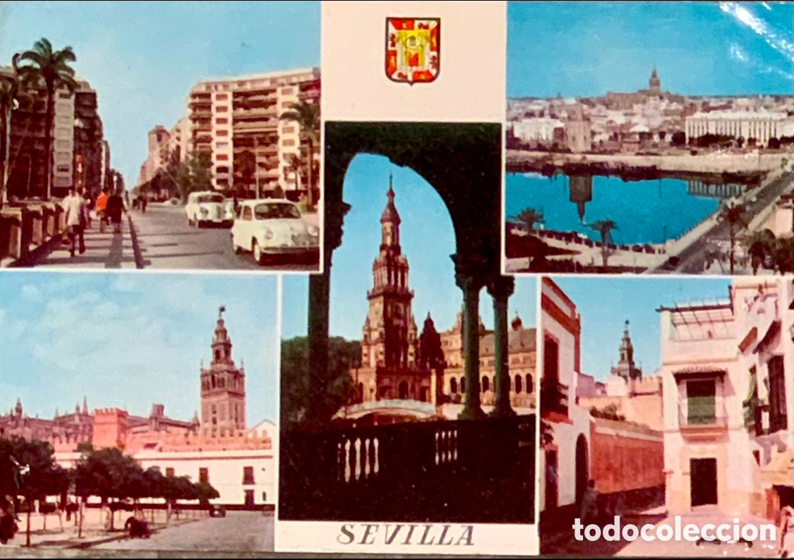 Cartoline: Postal. Sevilla. Fotos Color Llopis. 1963.