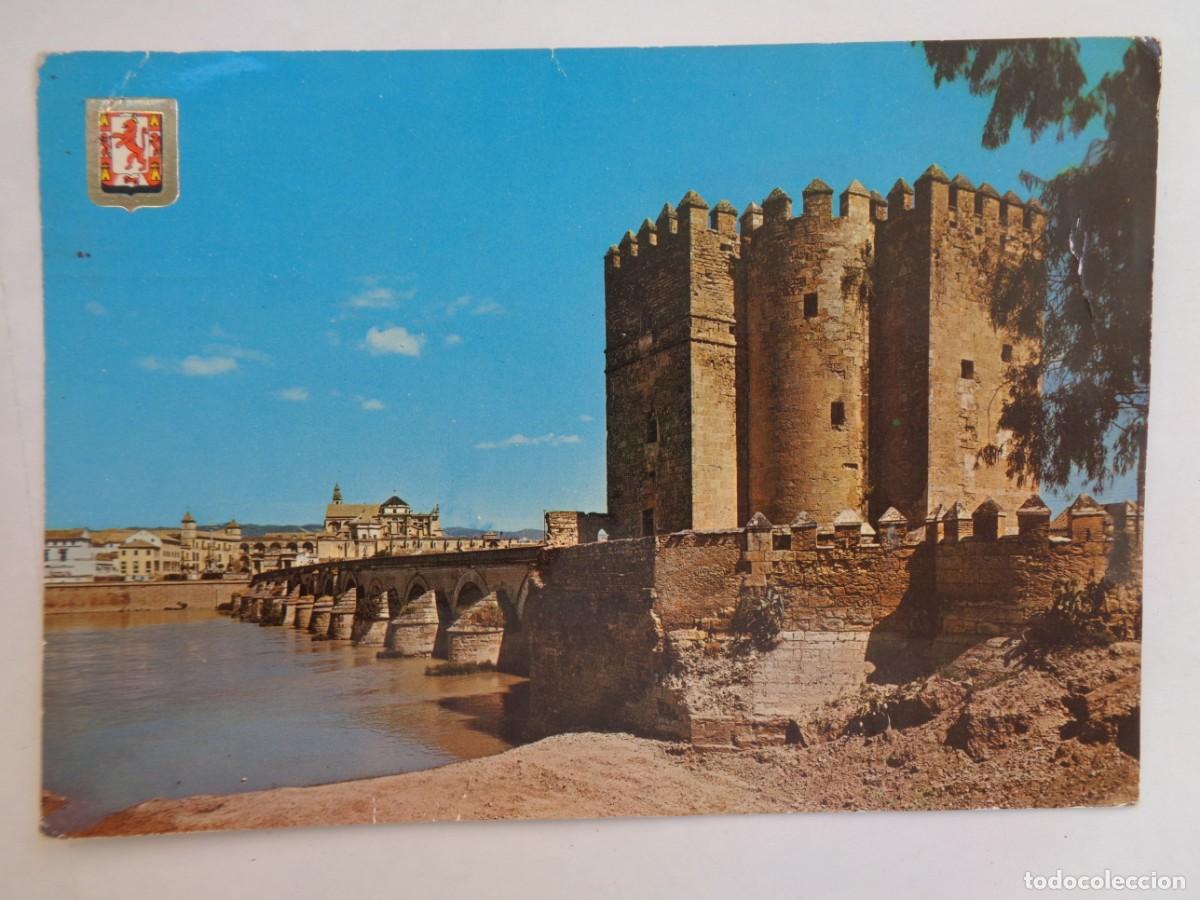 Postais: POSTAL DE CORDOBA : PUENTE ROMANO Y FORTALEZA CALAHORRA. A&Ntilde;OS 60, SELLO CRISTO DE LOS FAROLES
