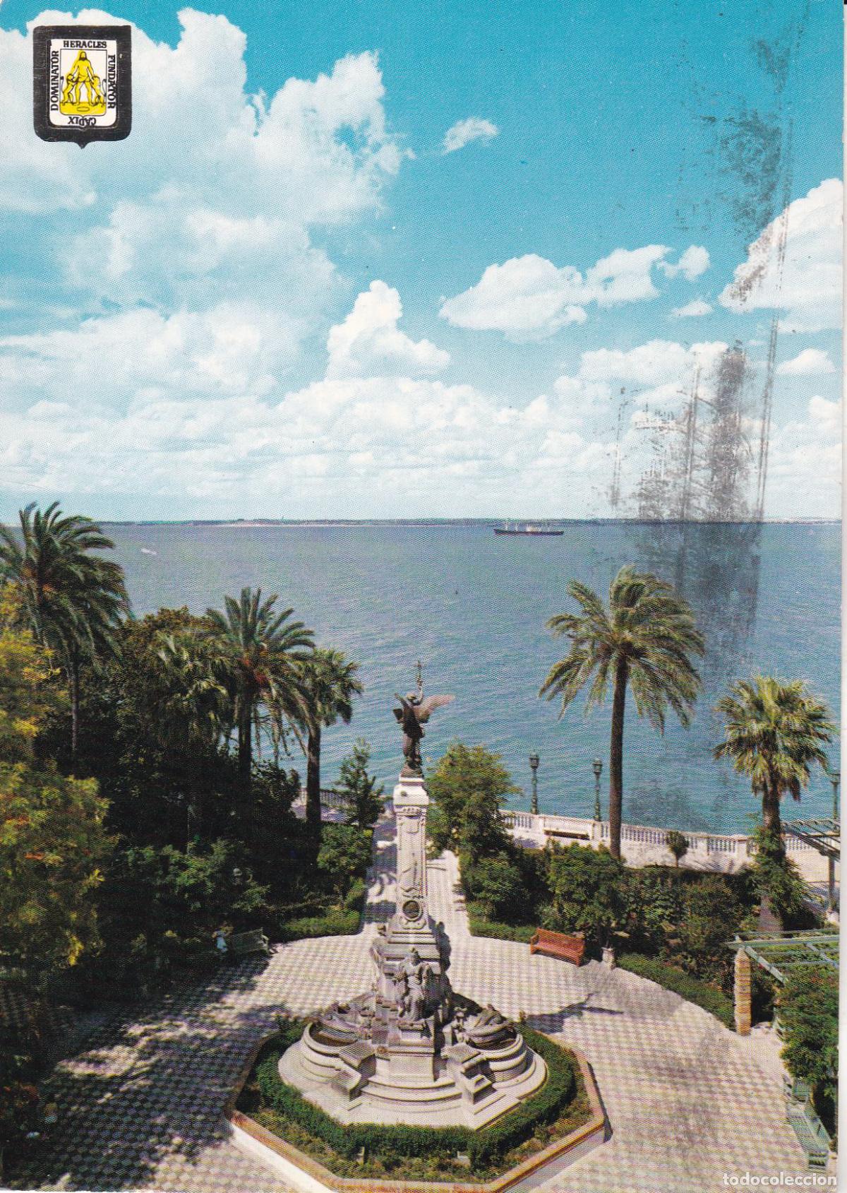 Postais: CADIZ, ALAMEDA MARQUES DE COMILLAS Y BAHIA &ndash; ESCUDO DE ORO N&ordm;1125 &ndash; CIRCULADA