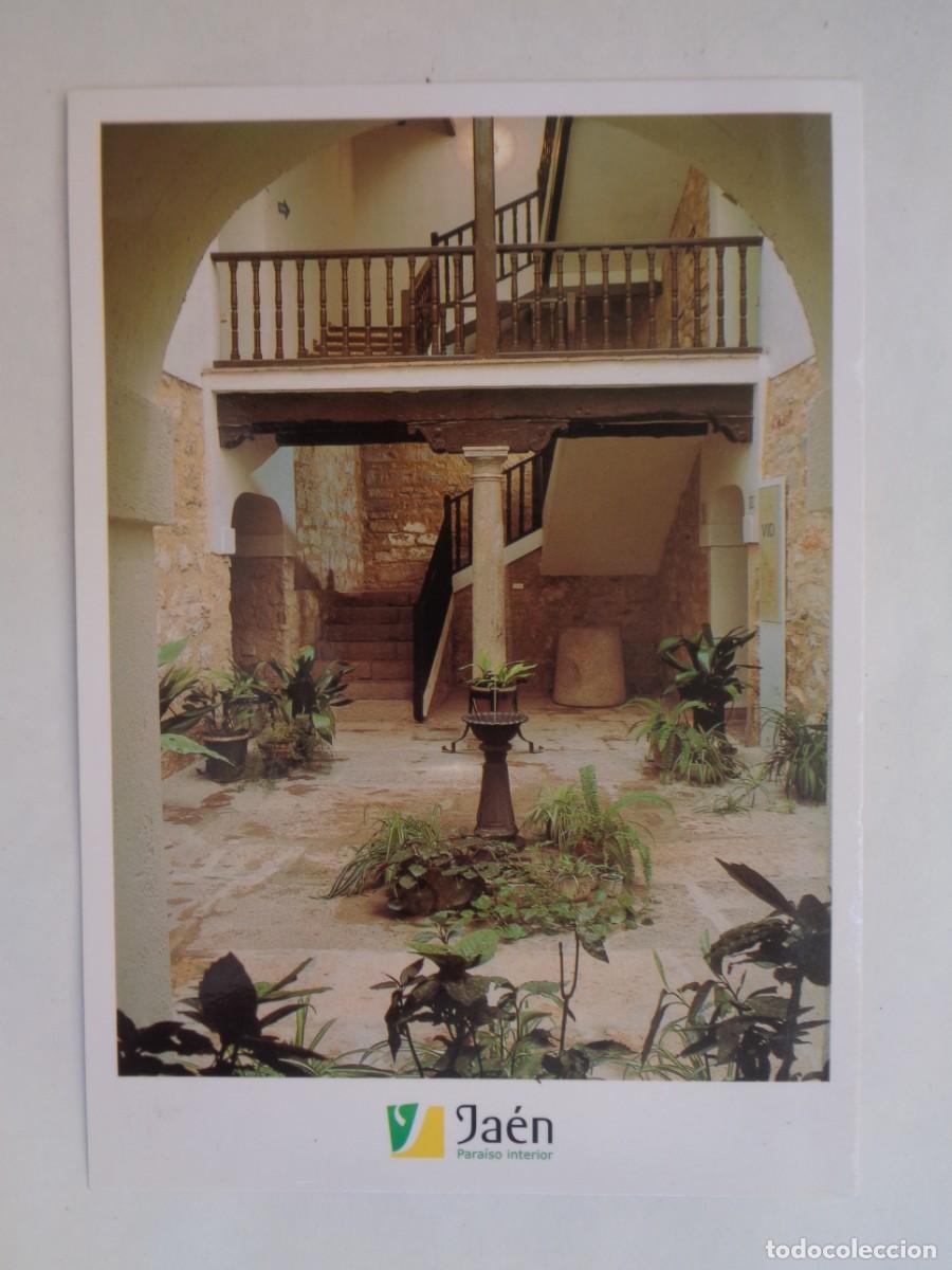 Postales: POSTAL DE JAEN : CENTRO CULTURAL PALACIO DE VILLARDOMPARDO, PATIO INTERIOR