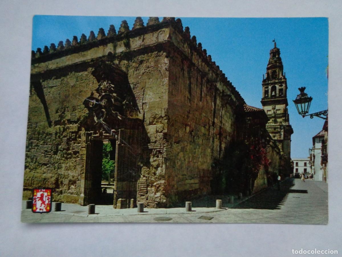 Cartoline: POSTAL DE CORDOBA : VIRGEN DE LOS FAROLES Y CAMPANARIO DE LA MEZQUITA . A&Ntilde;OS 60