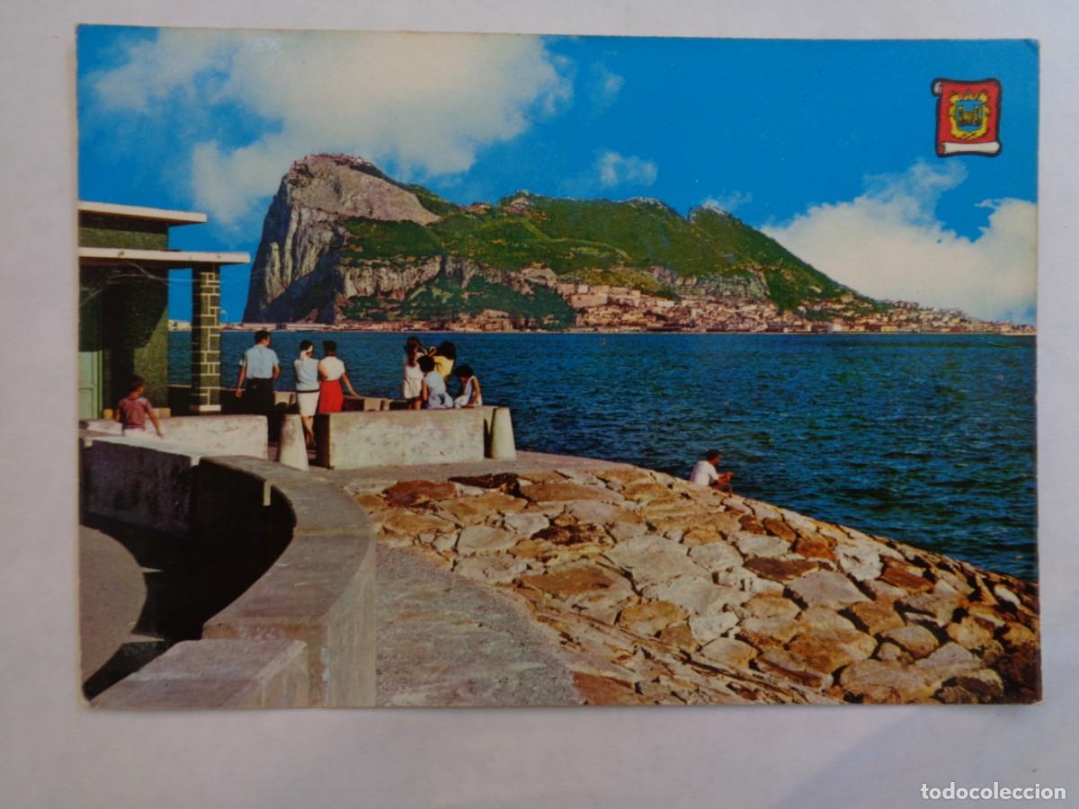 Postais: POSTAL DE LA LINEA DE LA CONCEPCION ( CADIZ ): VISTA DEL PE&Ntilde;ON . A&Ntilde;OS 60