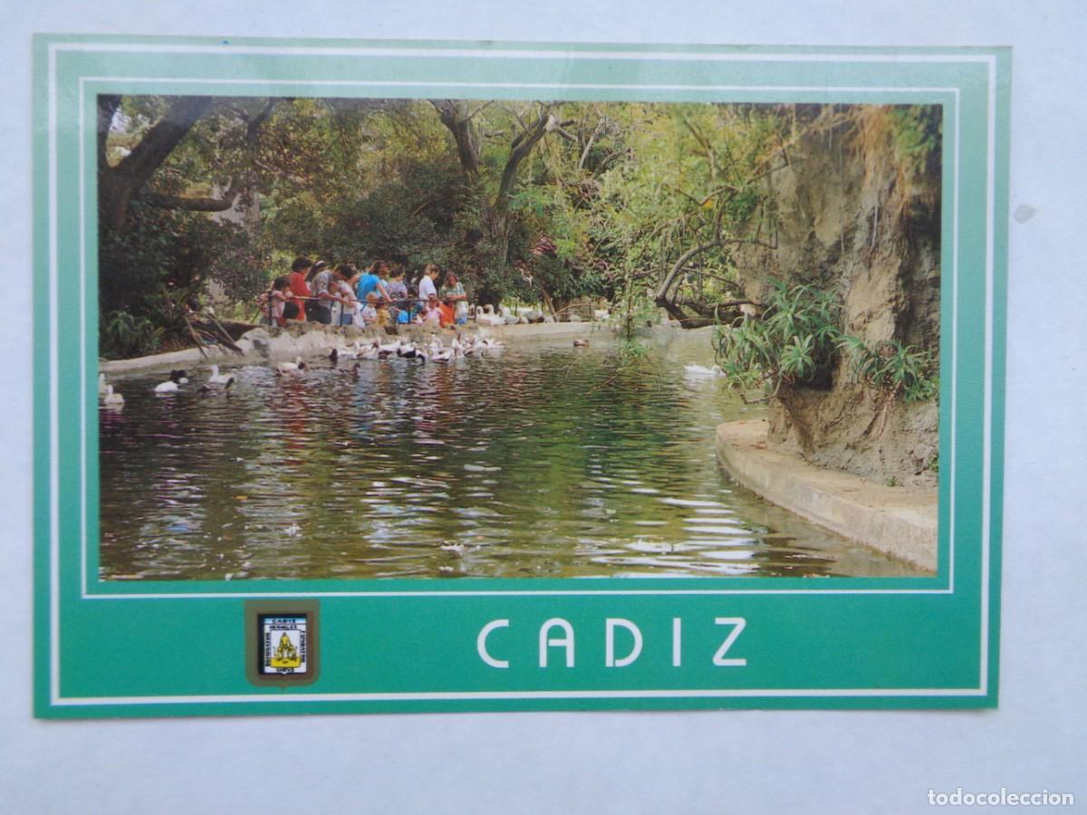 Postais: POSTAL DE CADIZ : PARQUE GENOVES , CASCADA