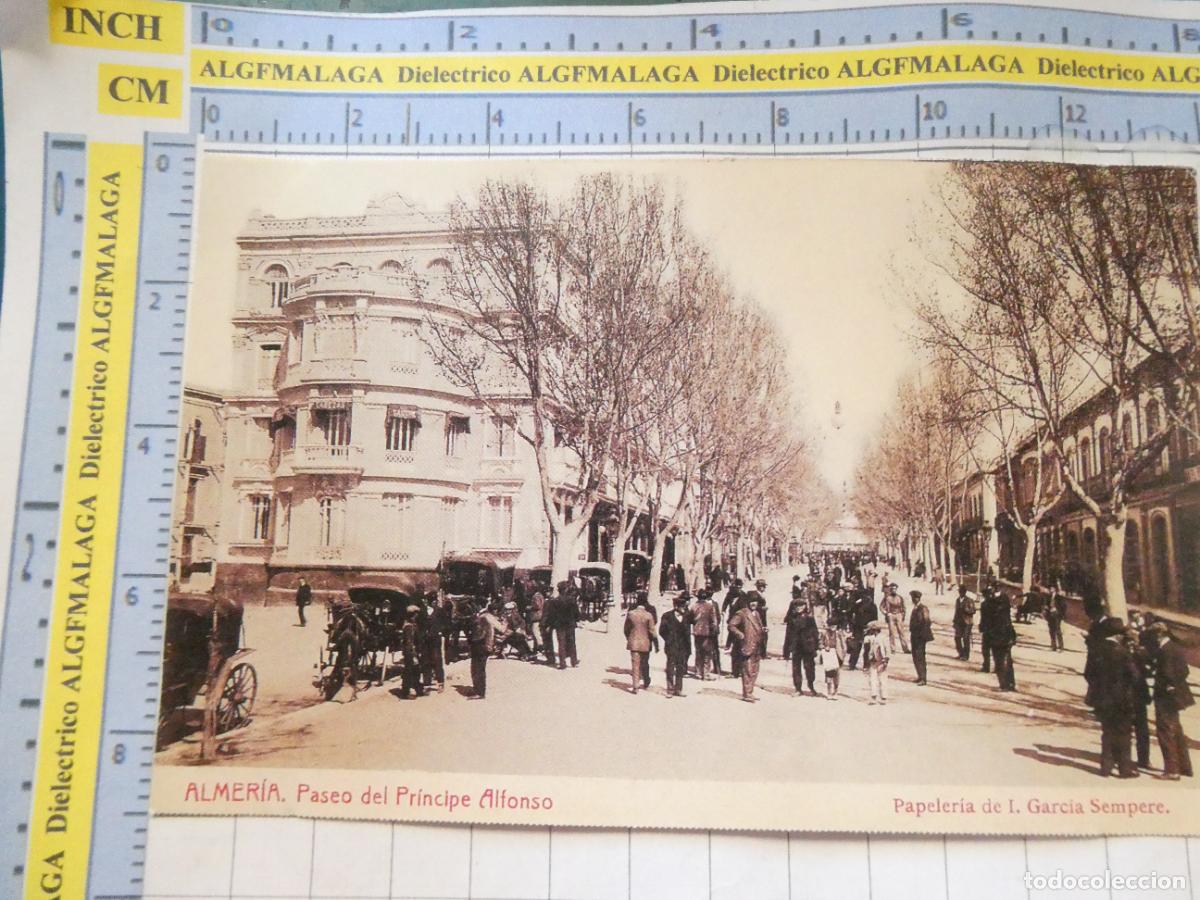 Postales: POSTAL FACS&Iacute;MIL ALMER&Iacute;A UVERA Y MINERA. 1910 PASEO DEL PR&Iacute;NCIPE ALFONSO 48