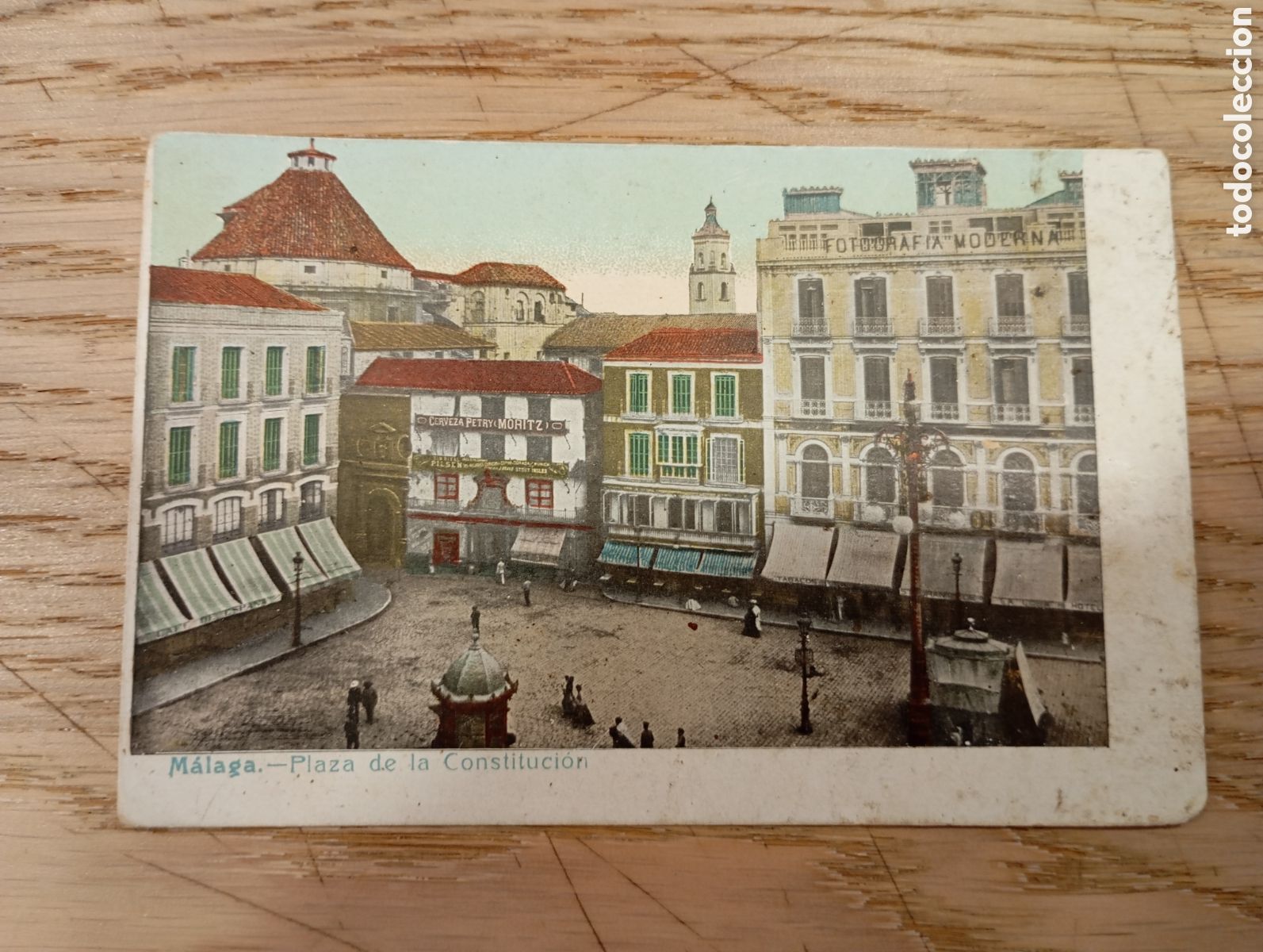 Postais: M&Aacute;LAGA - PLAZA DE LA CONSTITUCI&Oacute;N