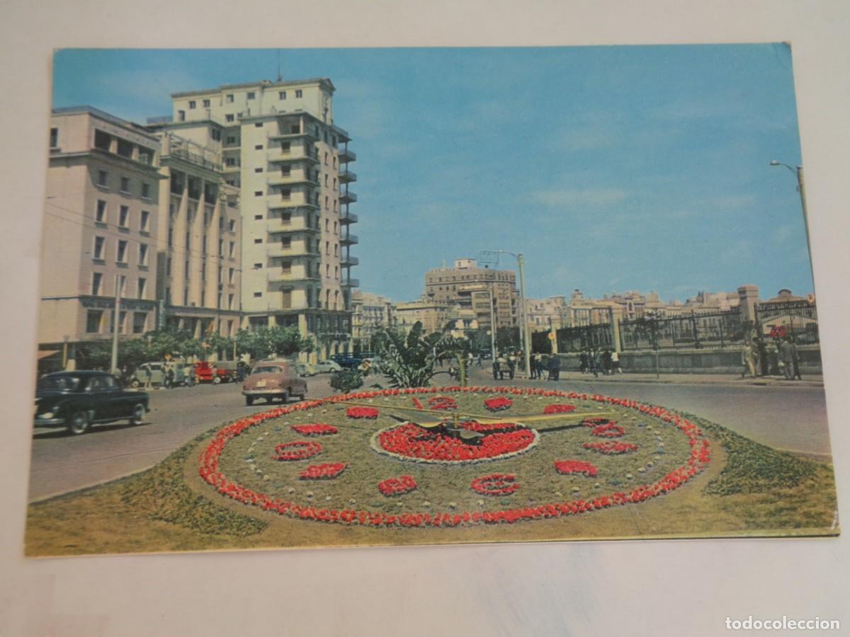 Cartoline: POSTAL DE CADIZ : AVENIDA DE CARRANZA , RELOJ DE FLORES . A&Ntilde;OS 60