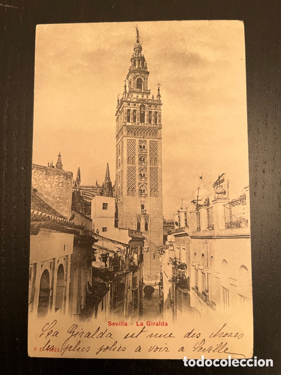 Postales: Postal de la Giralda de Sevilla, 1904 - Foto 1