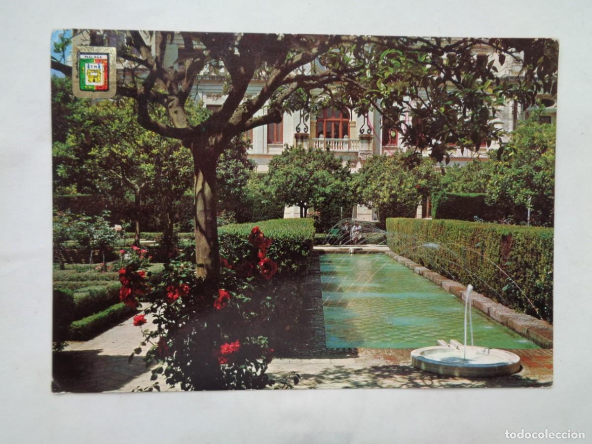 Postcards: POSTAL DE MALAGA : JARDINES DEL AYUNTAMIENTO . A&Ntilde;OS 50