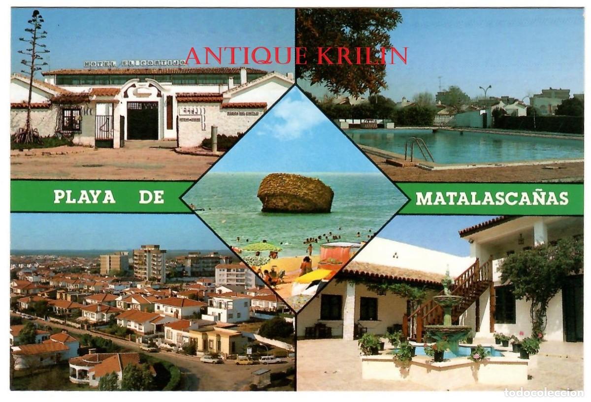 Postcards: MATALASCA&Ntilde;AS N&ordm; 55 HOTEL EL CORTIJO Y PLAZA NUEVA / VISTAS PARCIALES / EDICION JRC / SIN CIRCULAR