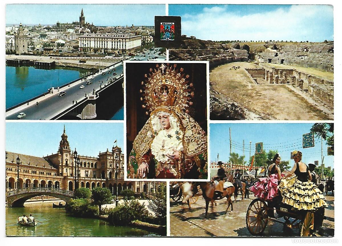Postales: CINCO VISTAS DE SEVILLA - Foto 1