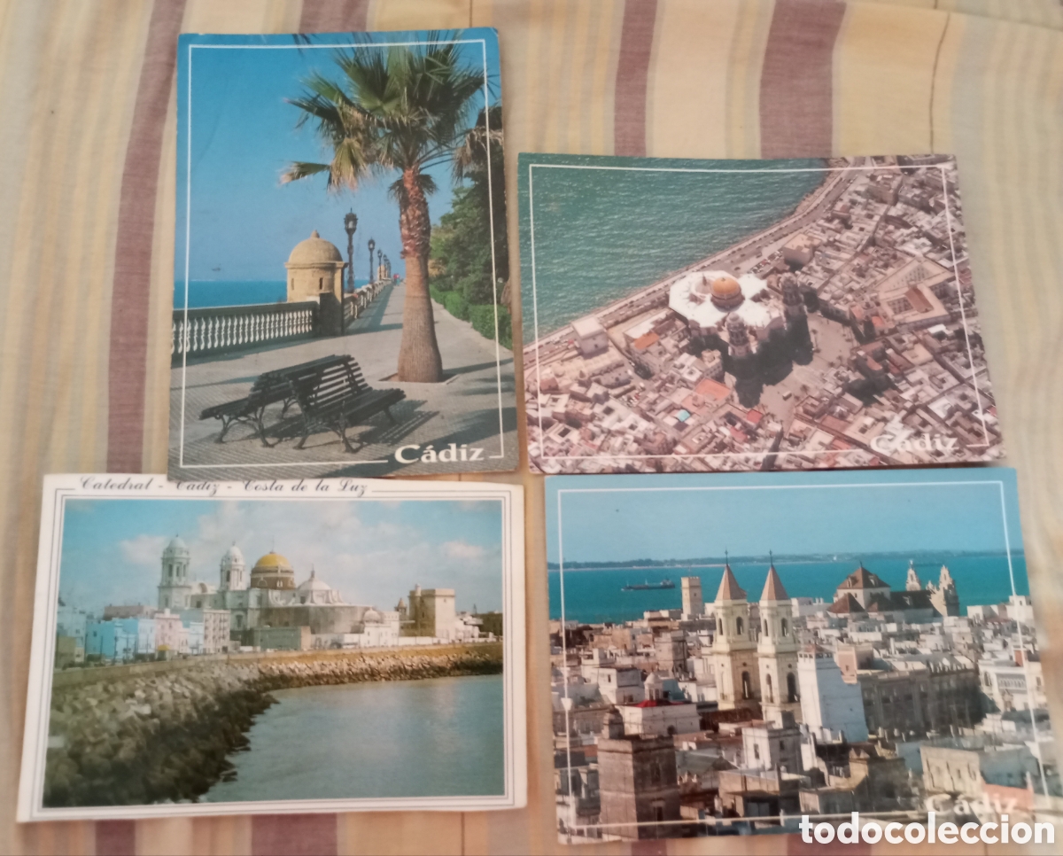 Postales: 4 postales de C&aacute;diz sin circular - Foto 1