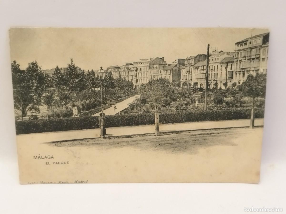 Postales: Postal M&aacute;laga. El parque. 1430 Hauser y Menet. - Foto 1