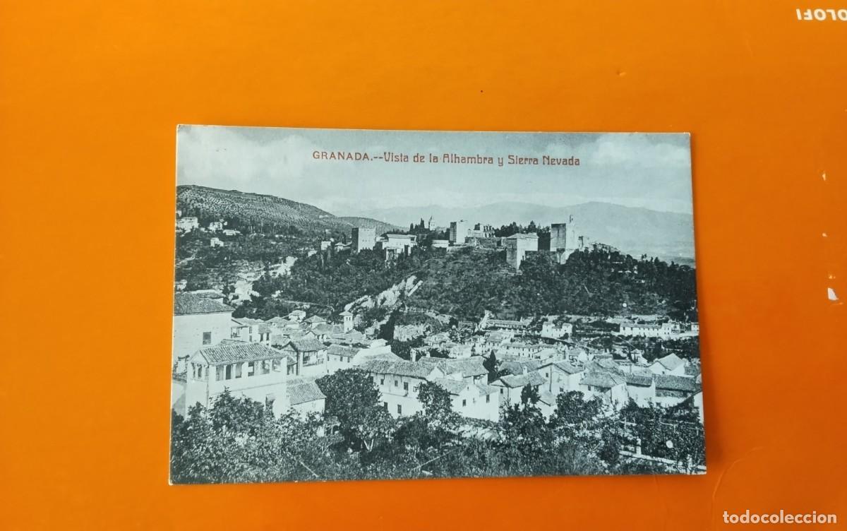 Postales: GRANADA , POSTAL ANTIGUA , BLANCO Y NEGRO - Foto 2