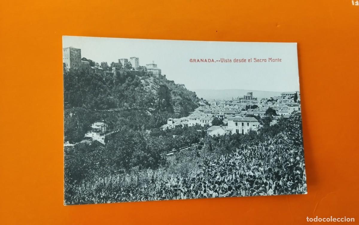 Postales: GRANADA , POSTAL ANTIGUA , BLANCO Y NEGRO - Foto 2