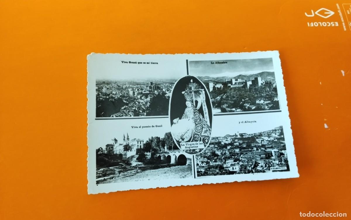 Postales: GRANADA , POSTAL ANTIGUA , BLANCO Y NEGRO - Foto 2