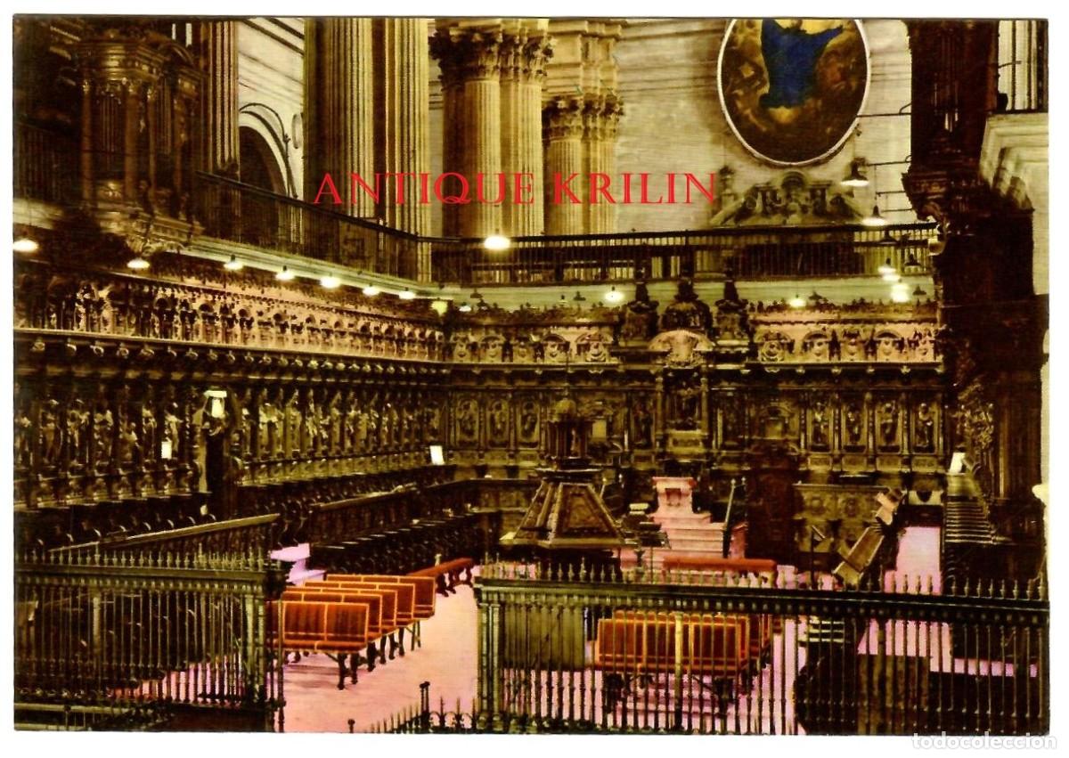 Postais: MALAGA N&ordm; 2646 / CORO DE S.I CATEDRAL / EDICIONES CINEFILM / CIRCULADA