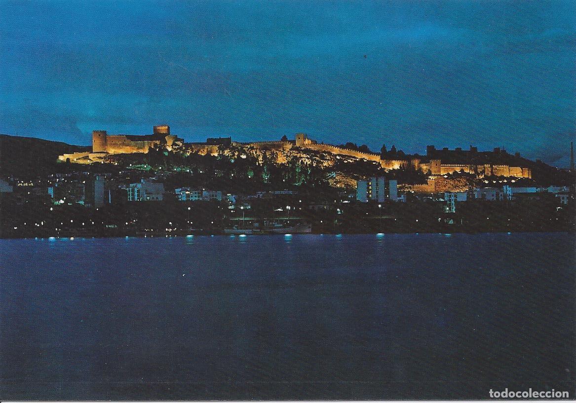 Postkarten: Postal Vista parcial nocturna de Almer&iacute;a.