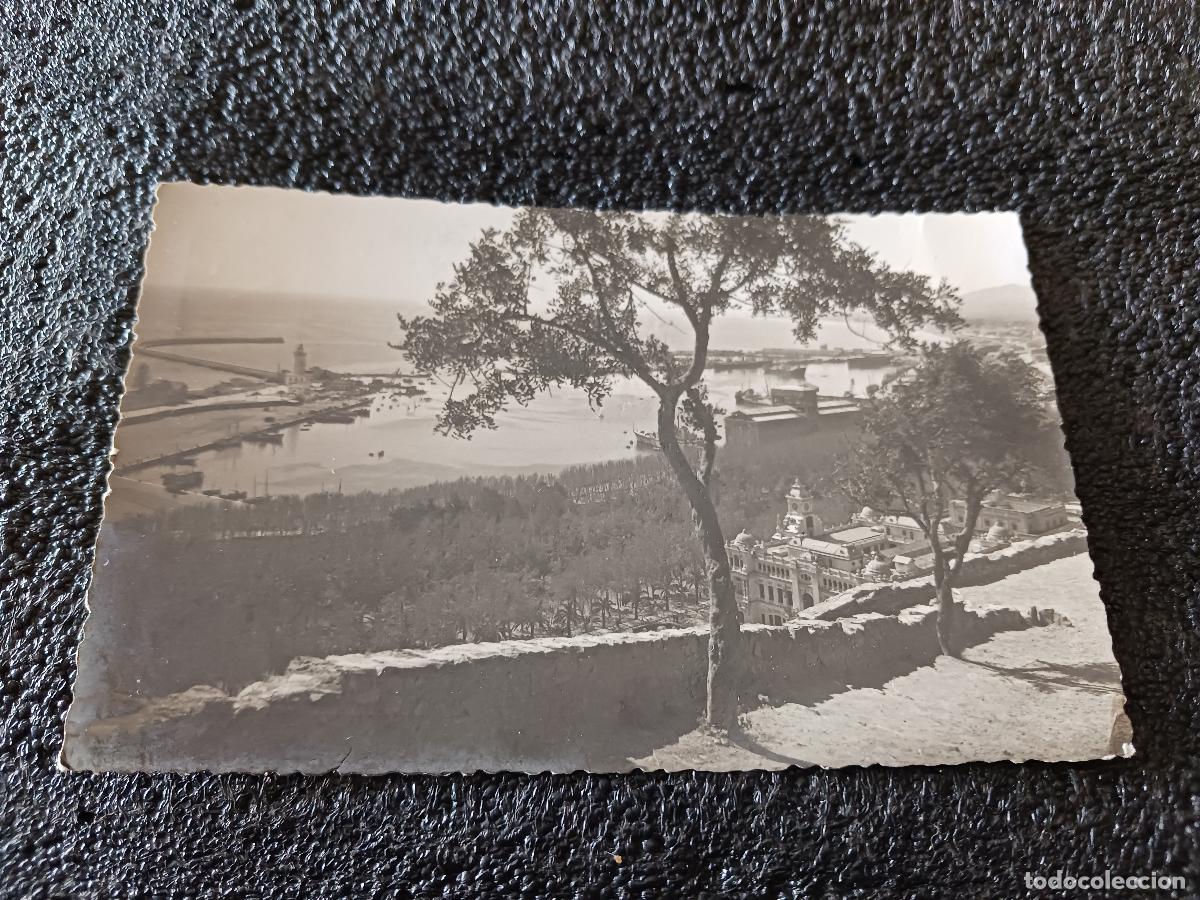 Cartes Postales: 28 malaga, puerto desde gibralfaro, ed. foto cortes , circulada 1953