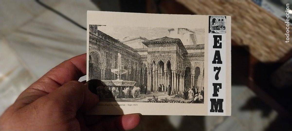 Cartes Postales: POSTAL PATIO DE LOS LEONES 1981 RAMON BEDO TECEDOR MIRAR VERSO