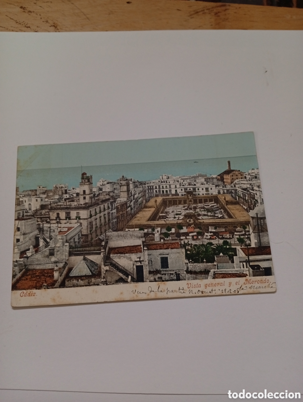 Cartes Postales: Postal C&aacute;diz vista general y el Mercado