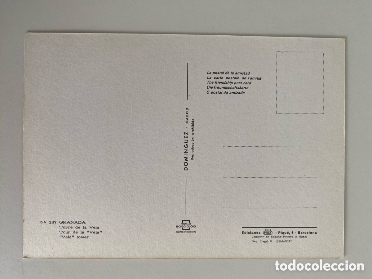 Postales: Postal Granada . Torre de la Vela - Foto 2