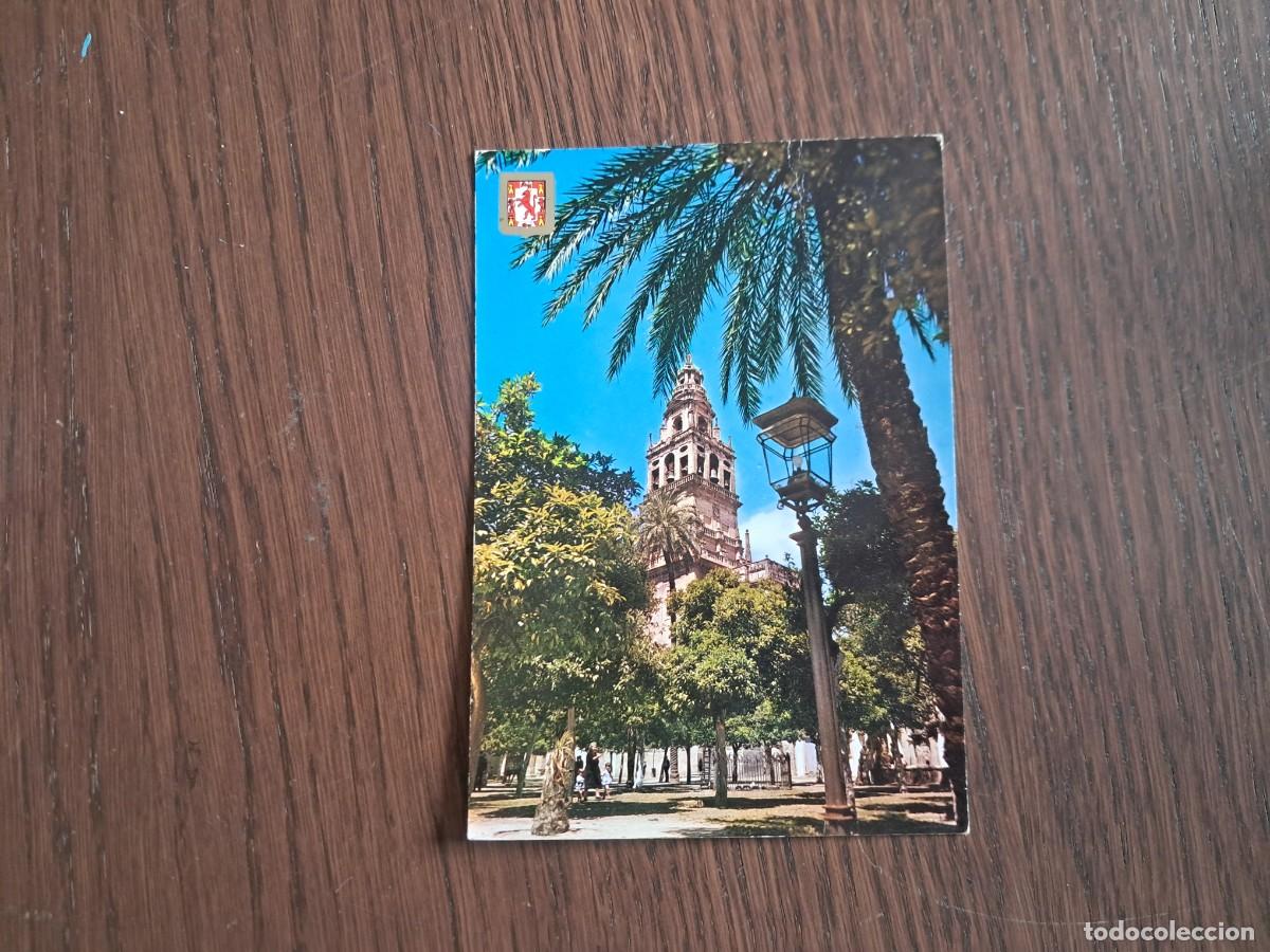 Postcards: postal de Espa&ntilde;a, patio de los naranjos y campanario de la mezquita, Cordoba n&ordm; 711, escrita.