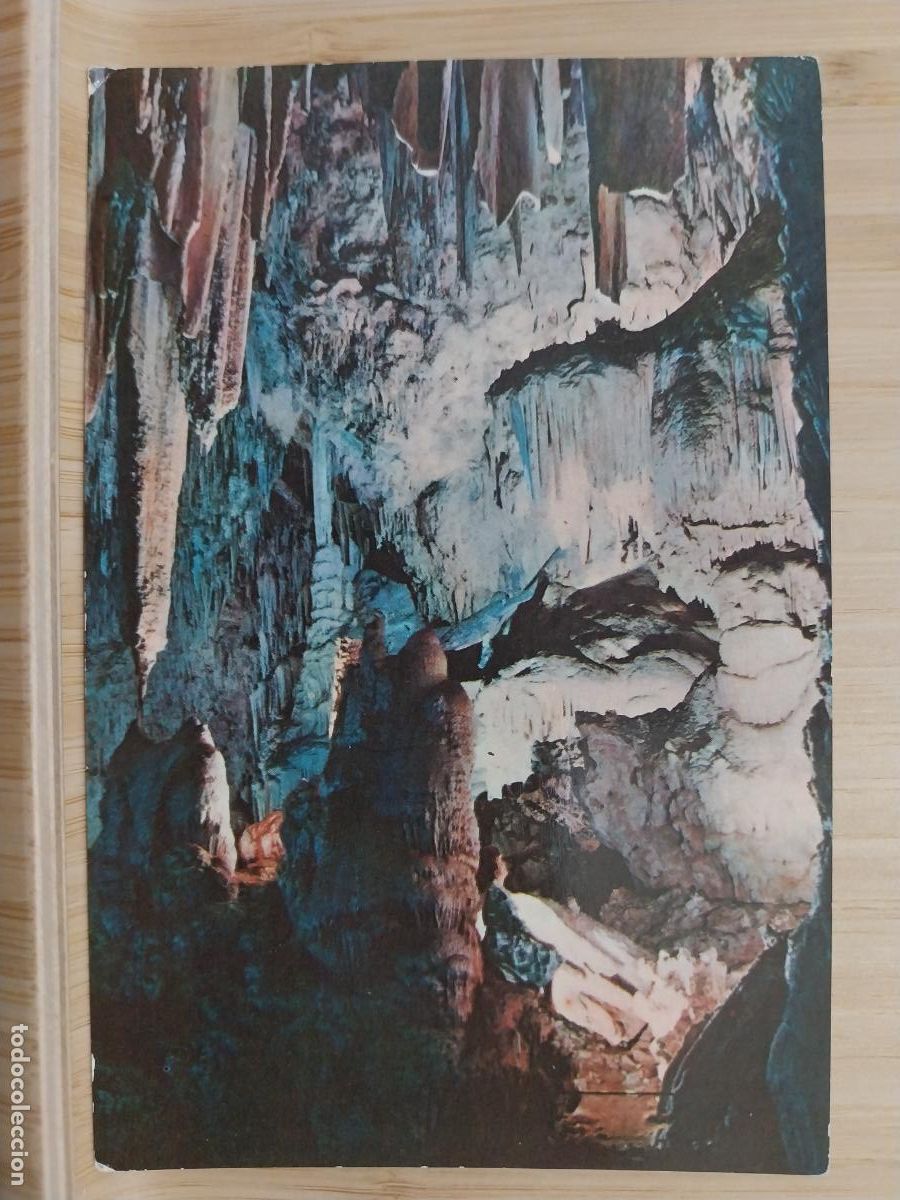 Postcards: CUEVA NERJA MIRADOR DESDE SALA TRONO MALAGA ED FOTOS E ORTEGA 5 SC ORIGINAL