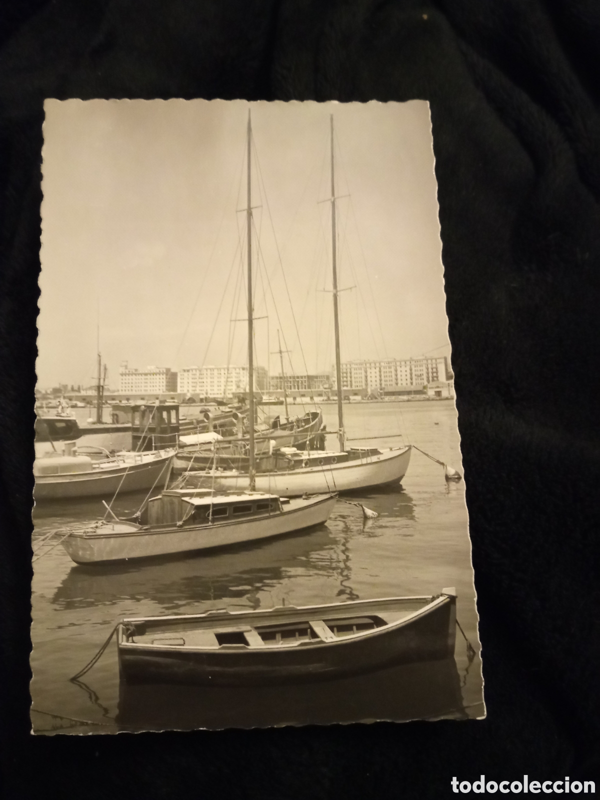 Cartes Postales: Antigua postal fotogr&aacute;fica, M&aacute;laga, D&aacute;rsena del Puerto